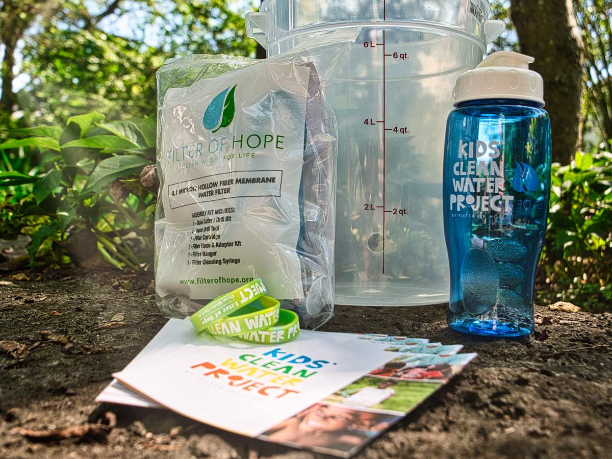 The Filter of Hope VBS water filter demo kit