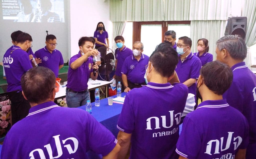 Pai has trained many pastors and church members in different areas of Thailand.