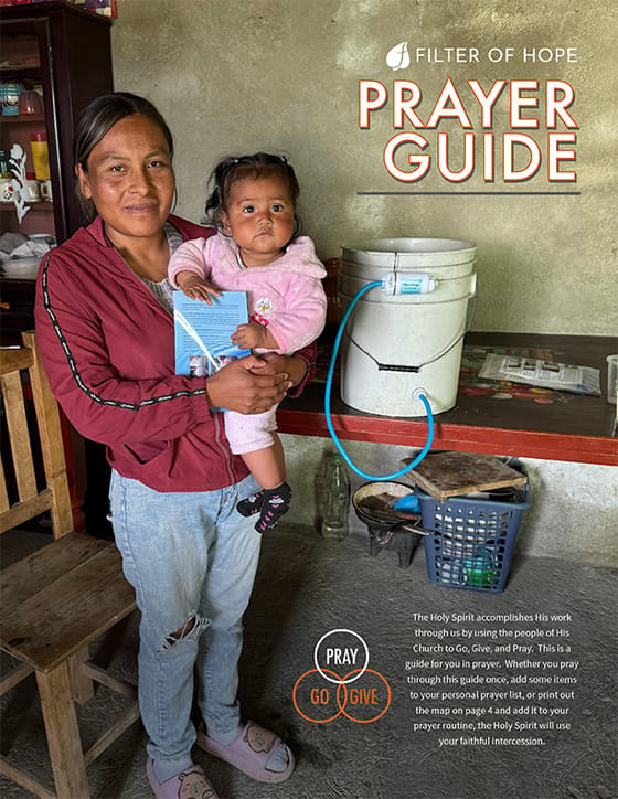 Cover of the Filter of Hope prayer guide